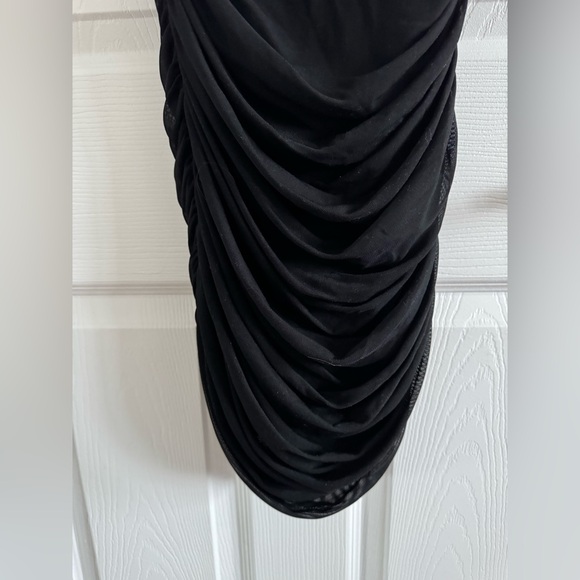 SHEIN ICON RUCHED BUSTIER BODYCON DRESS SIZE SMALL/4 NEVER WORN NWOT KNIT FABRIC - Picture 7 of 10